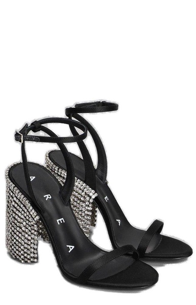 Area Embellished Fringed Sandals