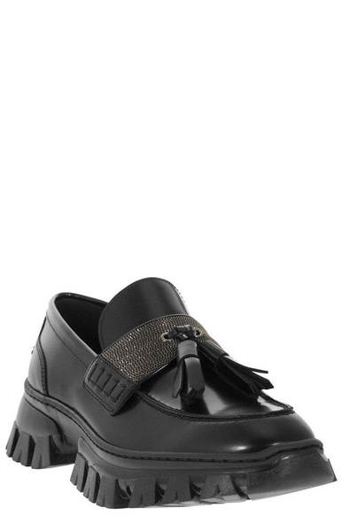 Brunello Cucinelli Tassel Detailed Loafers