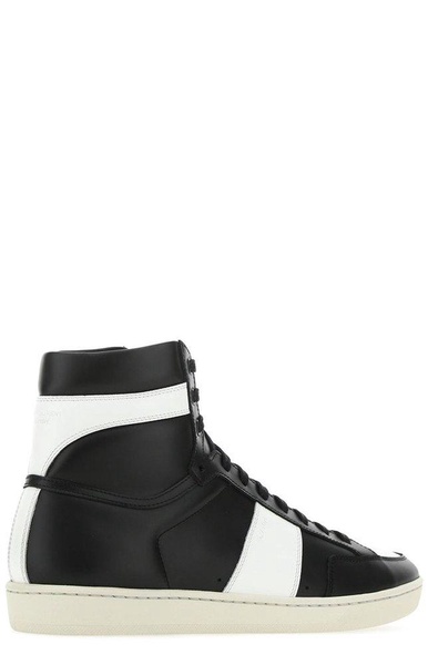 Signature Court Classic SL/10H Leather High Top Sneakers