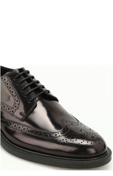 Tod's Perforated Detail Lace-Up Shoes