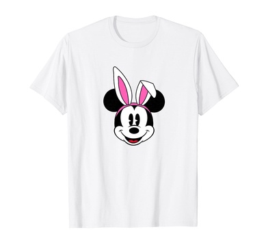 Amazon Essentials Disney Mickey Mouse Spring Easter Bunny Ears T-Shirt