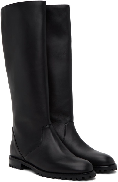 Black Motosahi Tall Boots