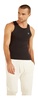 GUESS Men's Logo Tank Top, Jet Black, Medium