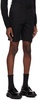 Black Hard Twist Finx Shorts