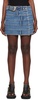 Blue Dua Multi Waist Denim Miniskirt