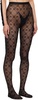 Black Moonogram Tights