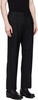 Black Wide Tapered Trousers