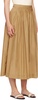 Tan Artemis Maxi Skirt