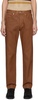 Brown Button-Fly Jeans