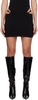 Black Teardrop Miniskirt