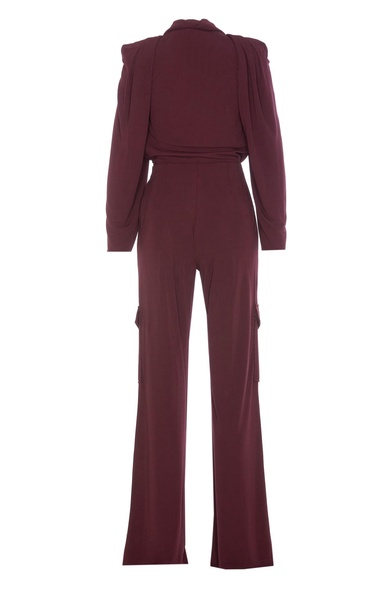 Jersey Jumpsuit With Charms Belt