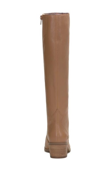 cashlin womens leather round toe knee-high boots