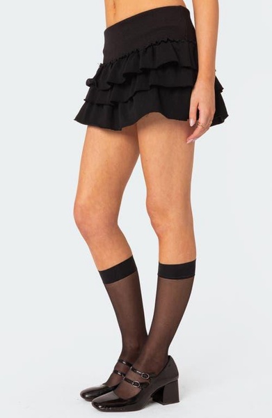 Women's Martina Ruffle Terry Mini Skirt