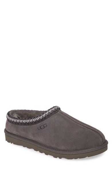 Tasman shearling-lined suede slippers