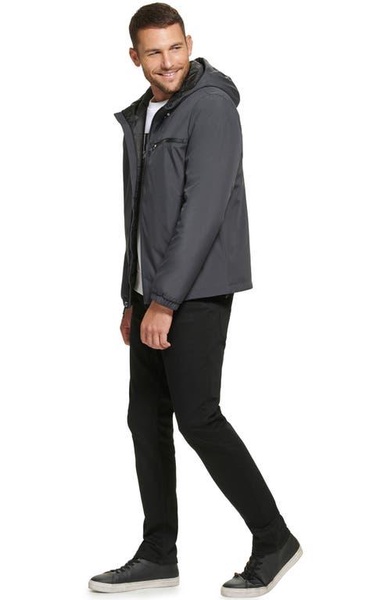 Men's Infinite Stretch Water-Resistant Hooded Jacket