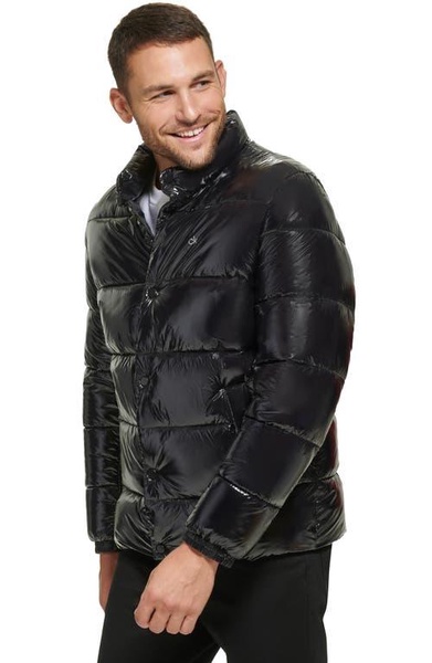 Calvin Klein Men's Snap Front Puffer Jacket