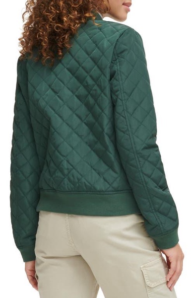 Levi's Women's Diamond Quilted Bomber Jacket with Front Pockets-Regular & Plus Sizes