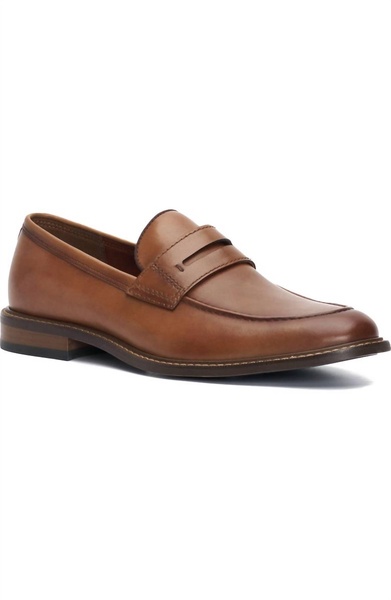 men's lamcy penny loafer in cognac