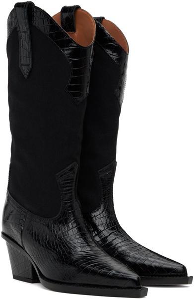 Black Rosario Boots