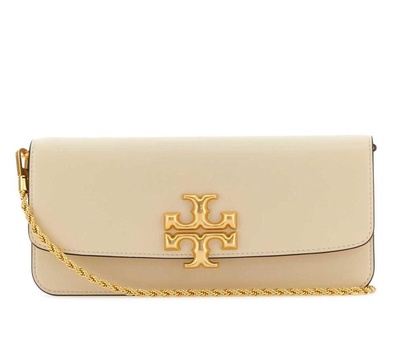 Tory Burch Eleanor Logo Plaque Clutch Bag