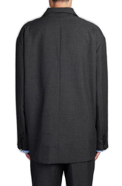 Bally Logo Patch Single-Breasted Blazer