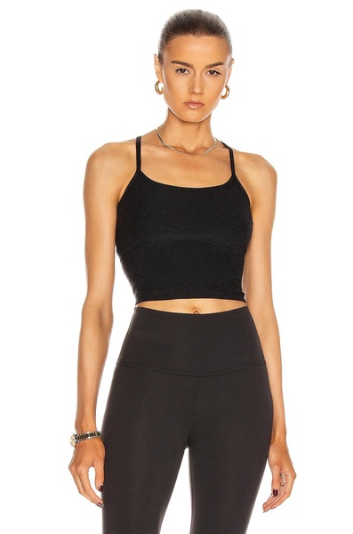 Spacedye Slim Racerback Cropped Tank Top