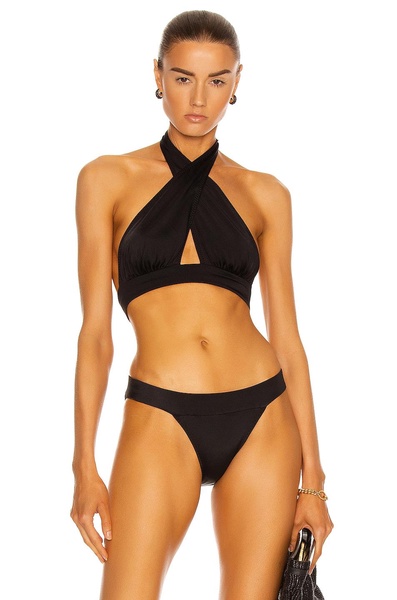 Cross Halter Bikini Top