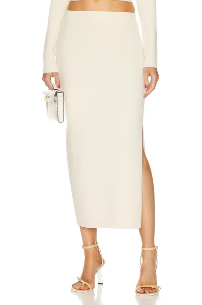 Verina Midi Pencil Skirt With Slit