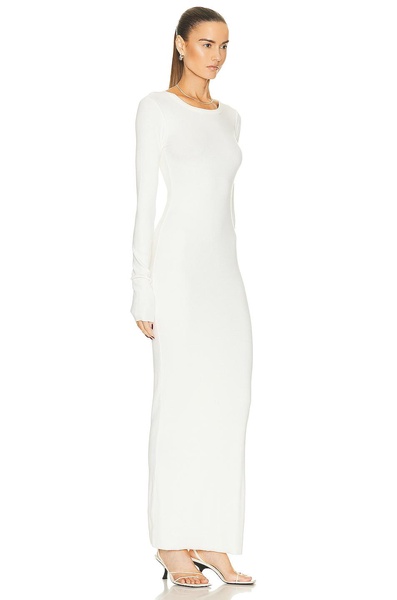 Long Sleeve Crewneck Maxi Dress