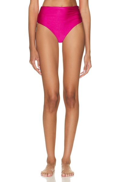 Millie Draped Satin Bikini Bottom