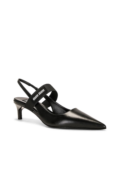 Logo Slingback Pump