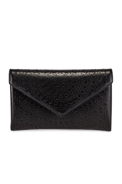 Oum 20 Leather Laser Cut Clutch