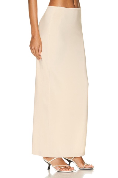 Side Slit Long Skirt