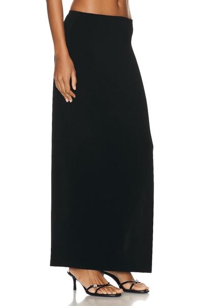 Side Slit Long Skirt