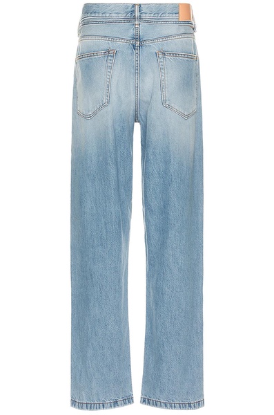 1991 Toj Vintage Straight Denim Jean In Light Blue