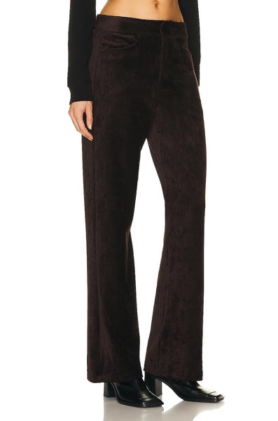 Chenille Rib Straight Leg Pant