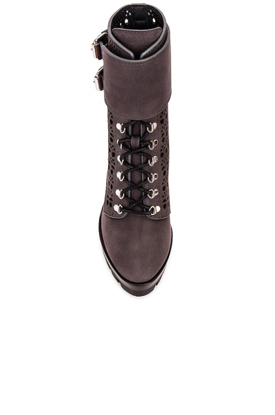 Perforated Military Boots