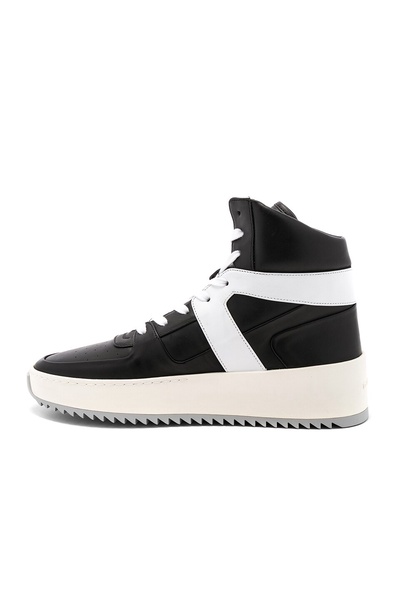 Leather Basketball Sneakers