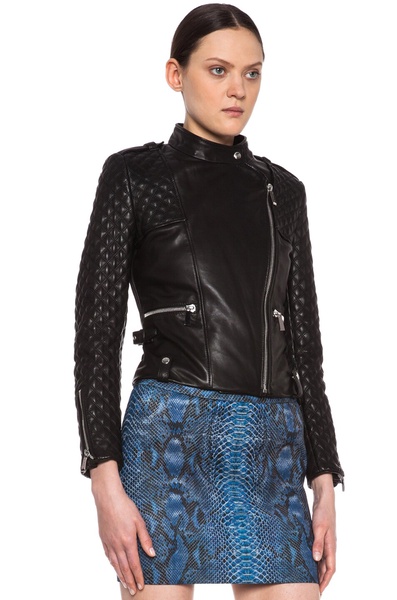 Quilted Lambskin Moto Jacket