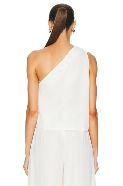 One Shoulder Pleat Top