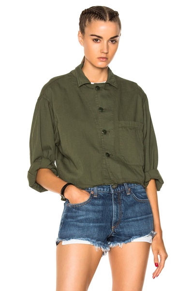 Cropped Army Jacket