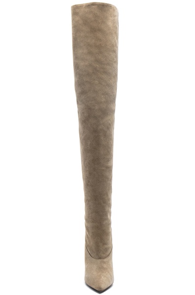 Season 5 Suede Tubular Thigh High Boots