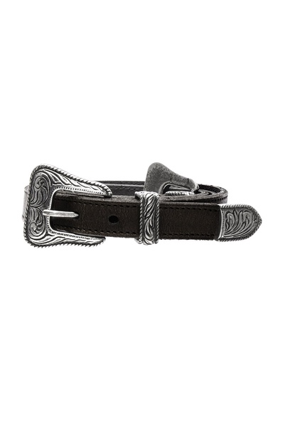 Double Buckle Western Belt