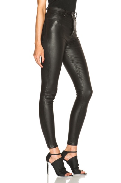 High Waisted Super Skinny Lambskin Pant