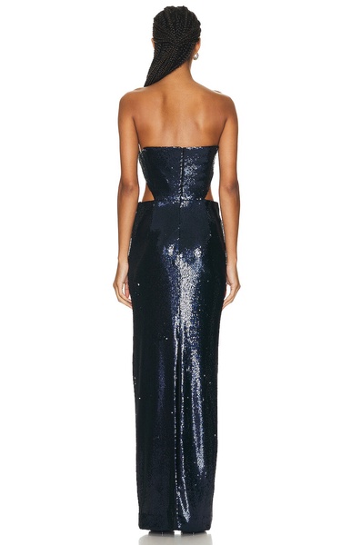 Ava Strapless Cut Out Gown