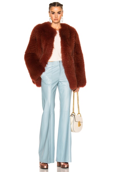 Short Fox Fur Coat