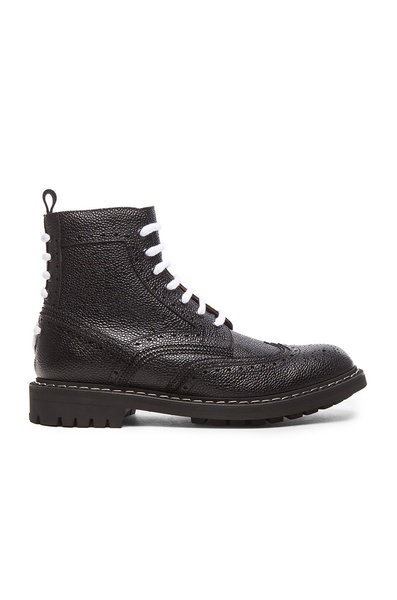 Runway Leather Commando Boots