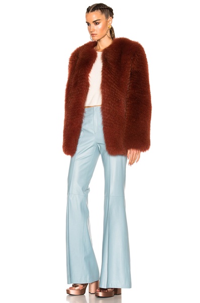 Short Fox Fur Coat