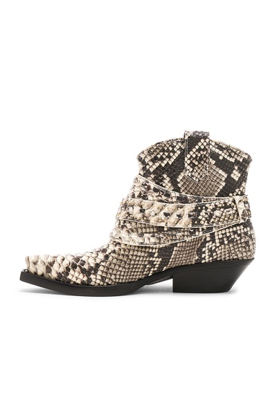 Snakeskin Embossed Cowboy Boots