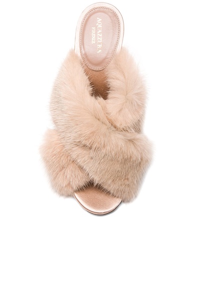 Mink Fur Purr Mules